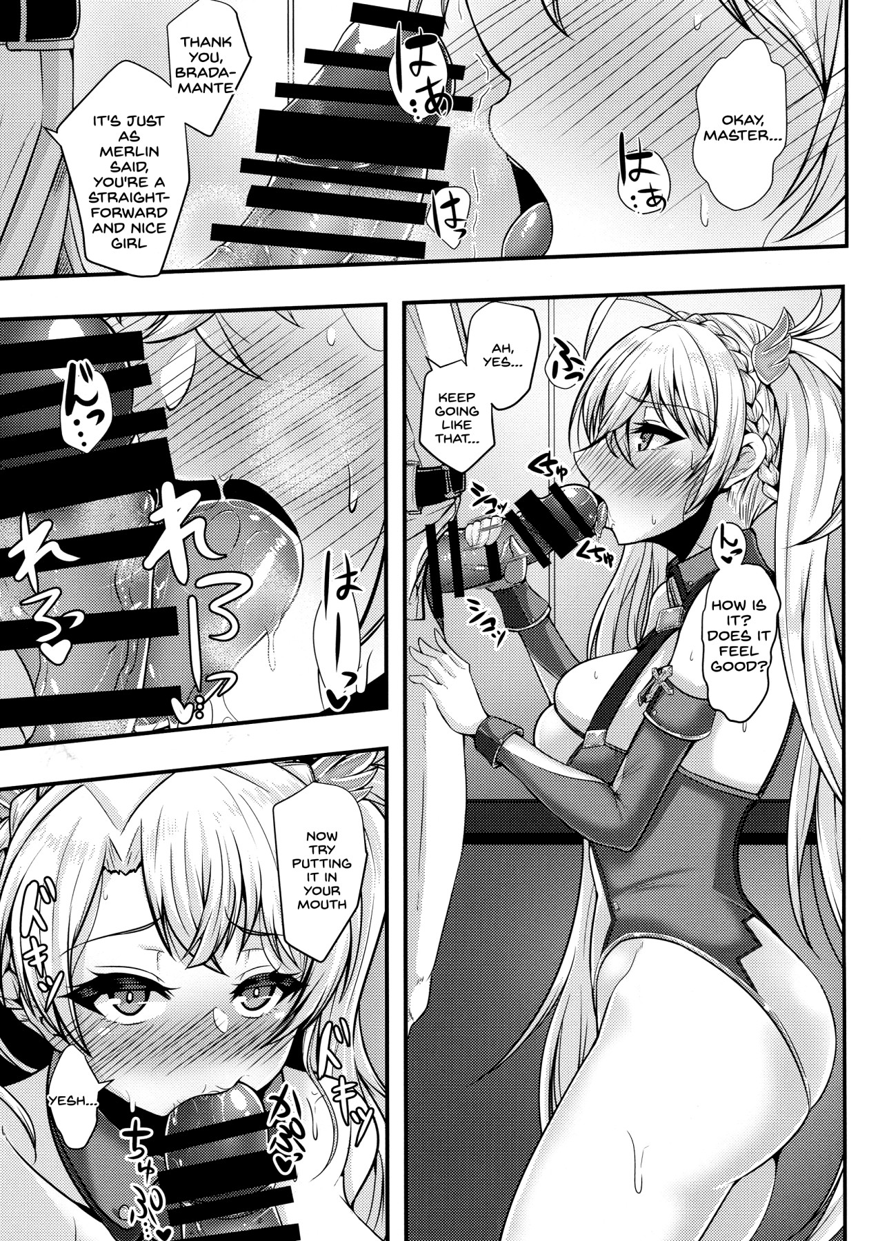 Hentai Manga Comic-A Book Where Bradamante Helps You Get Off With Her Ass-Read-6